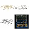 100PCS Jigging Freshwater Fishing Hooks #3-#12 Carp Fishhooks Fishhook Barbed Hooks  Carp