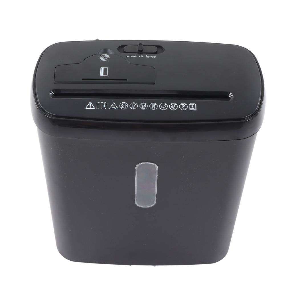 Paper Shredder Small Portable Black 11L Large Capacity Strip Electric Paper Shredder for Home Office