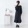 [Yumetenbo] Landmine-style Clothing [Dear My Love] Casual Dress Charlotte Dress Women's Long Black Check Yumetenbo