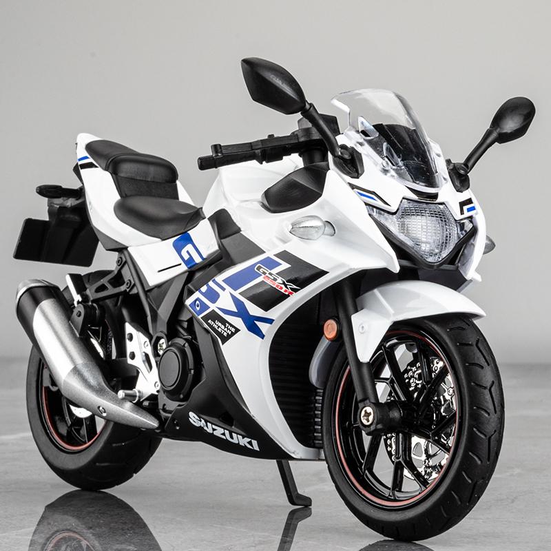 1/12 Suzuki GSX-250R Alloy Racing Мотоцикл Модель Моделирование Литой Металлический Мотоцикл Соревнование Модель Коллекционная Игрушка Подарок Детям