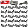 U Type Car Screw Fasteners Clips Anti-rust Protection Clip Screw Buckle Iron Sheet Fender Bumper Leaf Board Fastener Clip