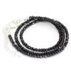 Черная шпинель 3 мм ожерелье 40 см регулятор натуральный камень сила камень [Ishiki] +5 см мужские женские [rn006]