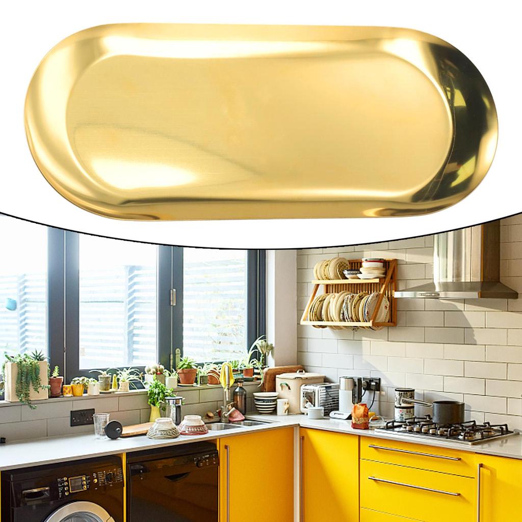 Тарелка для еды Кухонный поднос для хранения Косметика Поднос для еды