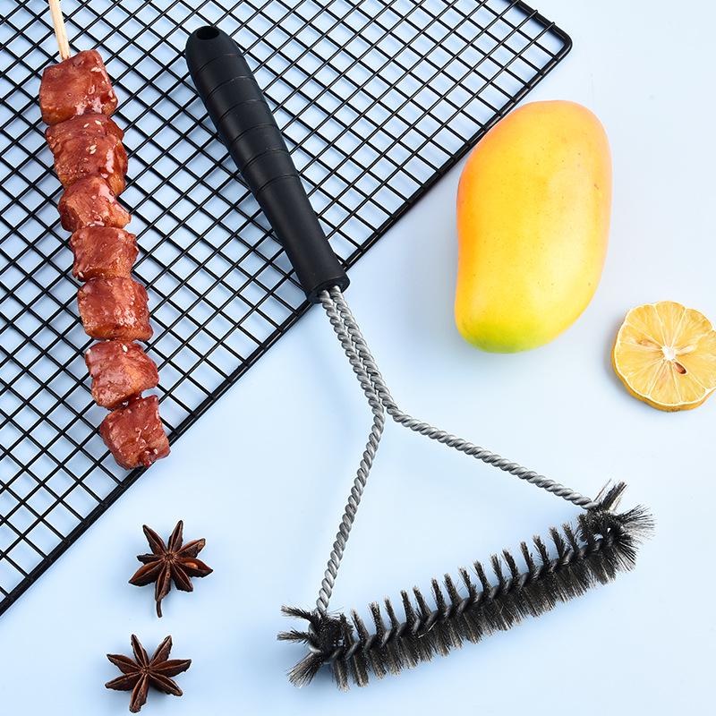 12-Inch Y-Shaped Stainless Steel Grill Cleaning Brush