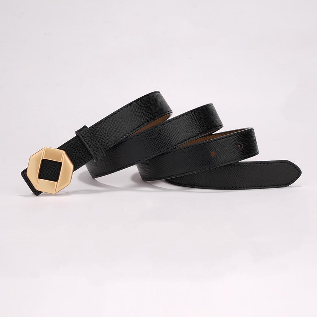 Новый Женский Ремень из Натуральной Кожи Текстурный Универсальный Повседневный Женский Ремень из Чистой Коровьей Кожи с Буквами Широкий Ремень