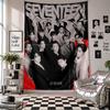 Wall TapestrySEVENTEEN Art Hanging Cloth Decorative Background Cover for Room Decoration