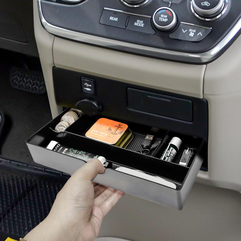Органайзер для хранения в ящике центральной консоли для Toyota Sienna 2015-2020, лоток для хранения в ящике подлокотника, аксессуары для интерьера автомобиля из АБС-пластика