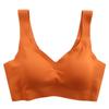 Flarixa Tube Top Ice Silk Cooling Lingerie Seamless Underwear Women's Push Up Bra Shockproof Sports Bra Yoga Vest Female BigSize