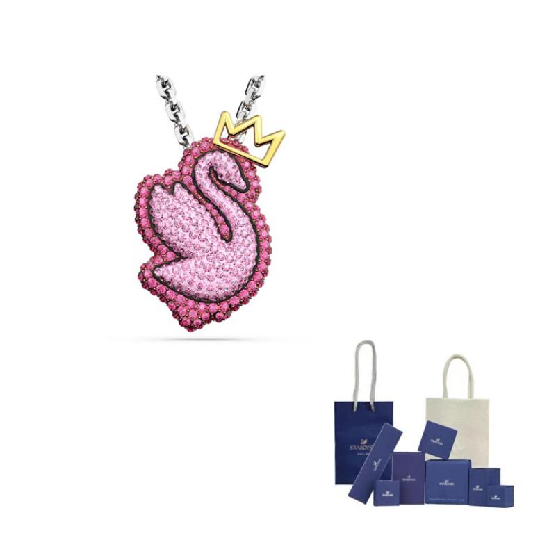 Swarovski Кулон "Лебедь" с родиевым покрытием Женские украшения 5649195