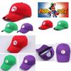 Унисекс Кепка Super Mario с алфавитом Хлопковый твил с коротким козырьком