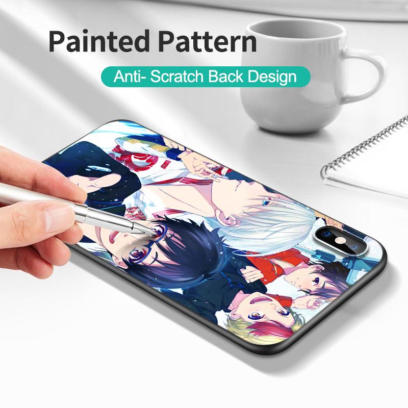 Черный чехол из ТПУ для Samsung galaxy S22 S20 S21 FE PLUS ultra+S10 E lite задняя крышка yuri on ice history maker