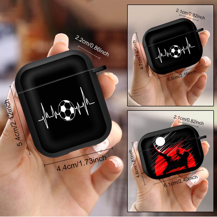 Play Football Earphone Cases Cover Case For Airpods 1 3 Pro3 Pro 2 4 Pro2