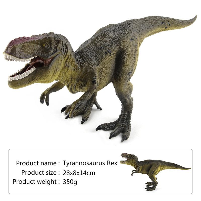 English Details Dinosaur World Figure Model Toy Rex Tyrannosaurus Ornament