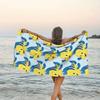1pc Flounder Beach Towel with Cute Flounder Fish Design Quick-Dry Swimming Pool Towel for Bath Travel Accessories