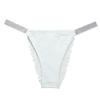Women's Lace Low-Waist Thong: Sexy Hollow Design with Solid Color High-Elastic Silk Ribbon