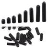 200pcs M3 Black Carbon Steel Socket Cup Point Grub Set Screw Assortment