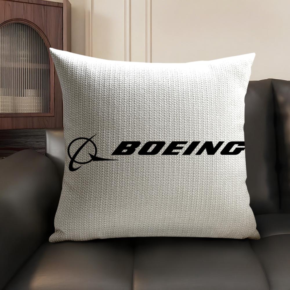 Роскошная наволочка B-Boeing из натурального льна, органическая ткань, двусторонняя печать, декоративная наволочка для дивана, дома, подарок