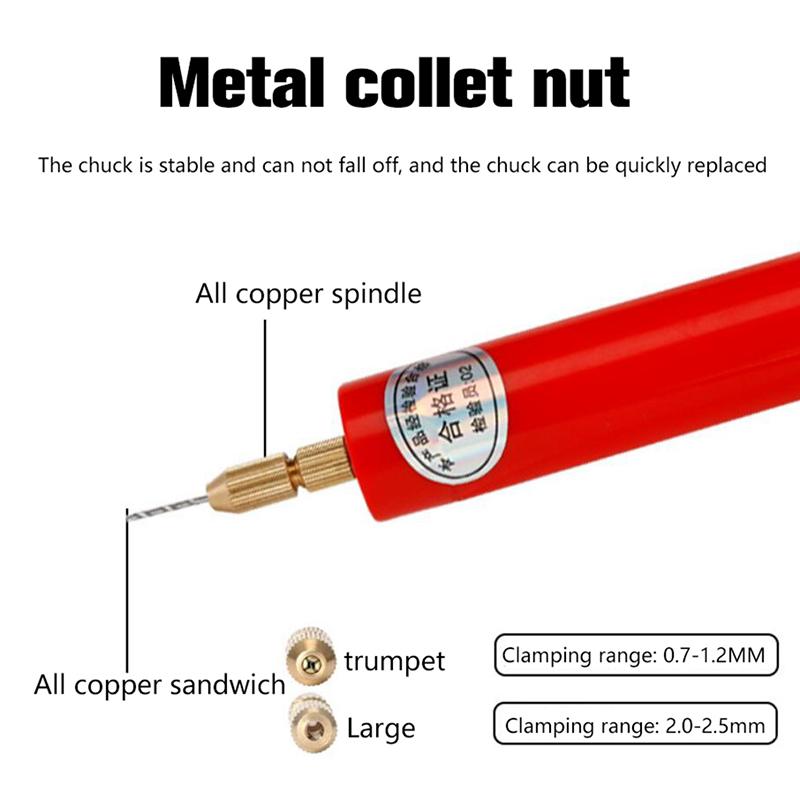 Handheld Miniature Electric Drill Wood Craft Tools Small Electric Grinder