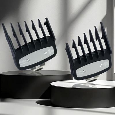 2 шт. Профессиональная машинка для стрижки волос Ограничительная насадка-гребень Направляющая Ограничительная насадка Триммер Защитные насадки Универсальный инструмент для стрижки волос