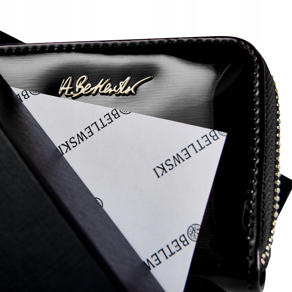 ZBPD-BS-1044 BLACK ROYAL Women' Wallet + CERTIFICATE