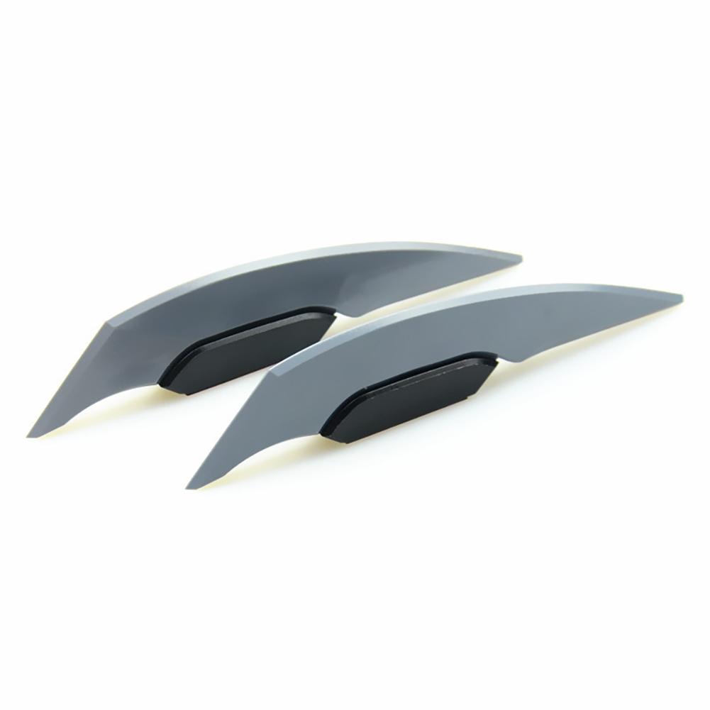 1Pair Universal Motorcycle Winglet Aerodynamic Spoiler Wing With Adhesive Motorcycle Exterior Decoration Sticker For Motorbike
