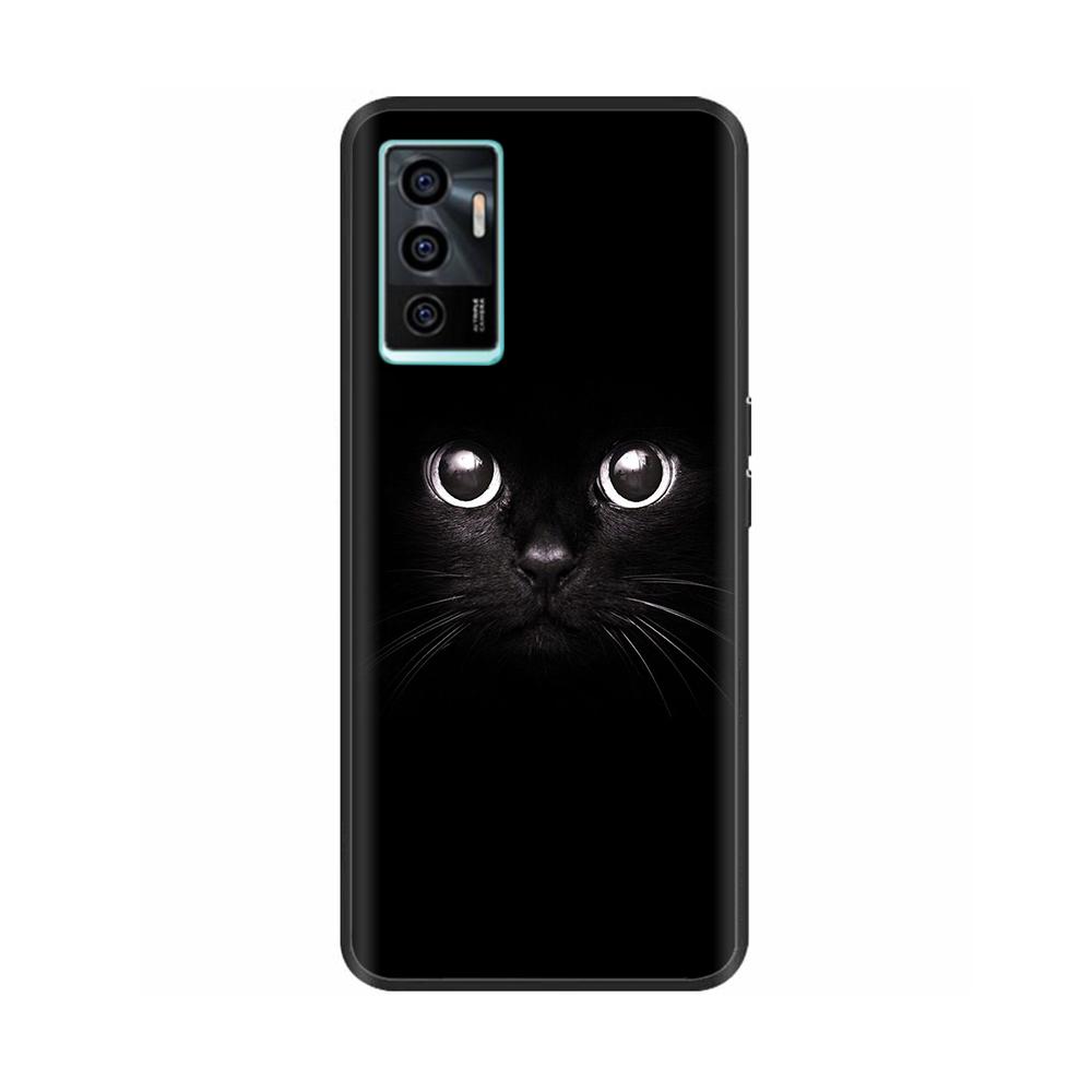 Чехол для vivo V23e Мягкий силиконовый чехол Задняя крышка для vivo V23e 5G Силиконовый чехол для телефона V2126 v 23e vivoV23e Бампер Coque Fundas
