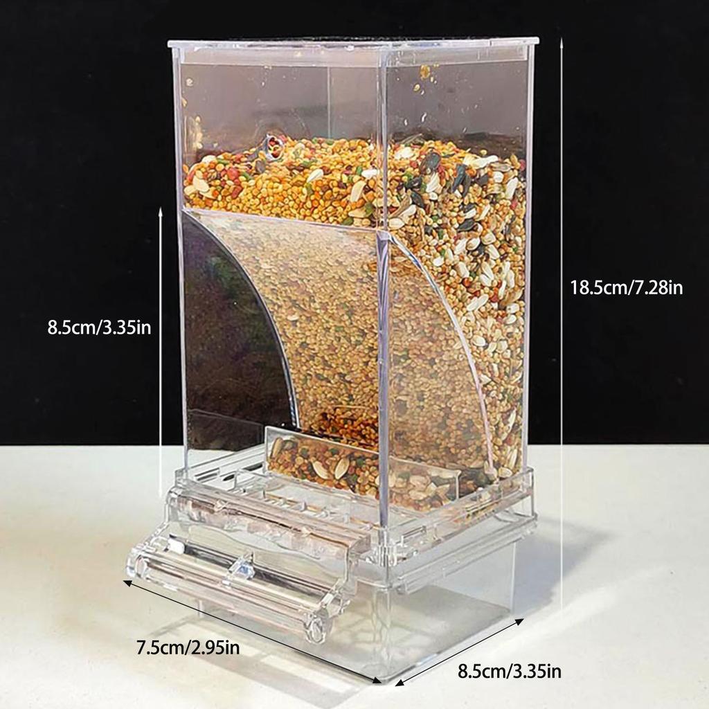Кормушка для птиц из непроливающейся клетки для попугаев, кормушка для волнистых попугайчиков, автоматическая кормушка для птиц, контейнер для семян, принадлежности для кормления птиц