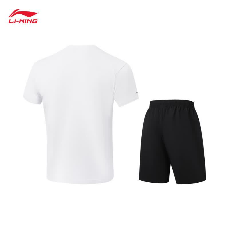 Li-Ning Мужской летний комплект: топ с коротким рукавом и шорты