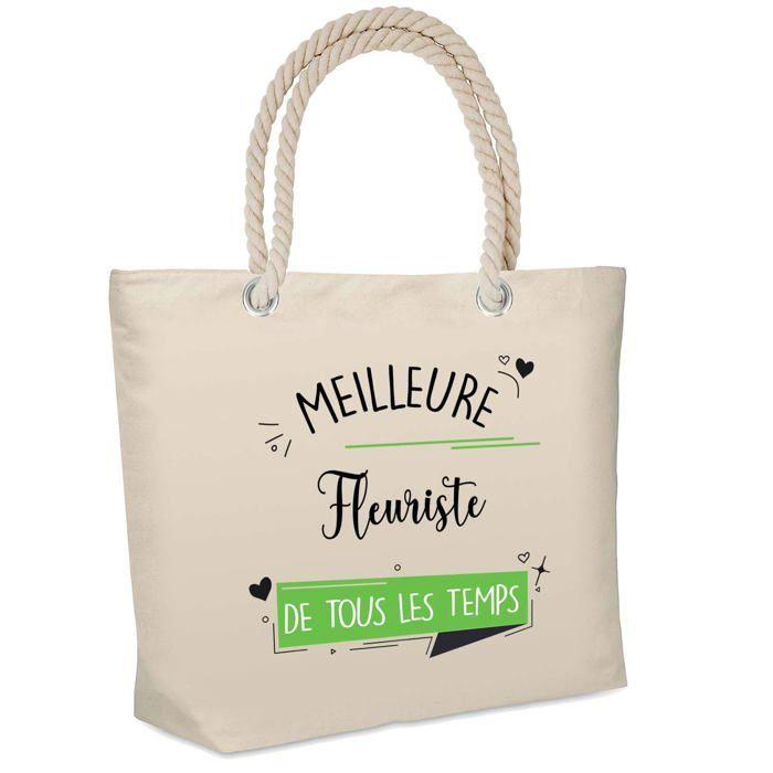 Sac isotherme Fleuriste Meilleure de tous les temps Femme | Glacière Souple Cadeau Femme Lunch Bag Travail Plage Pique-nique Repas