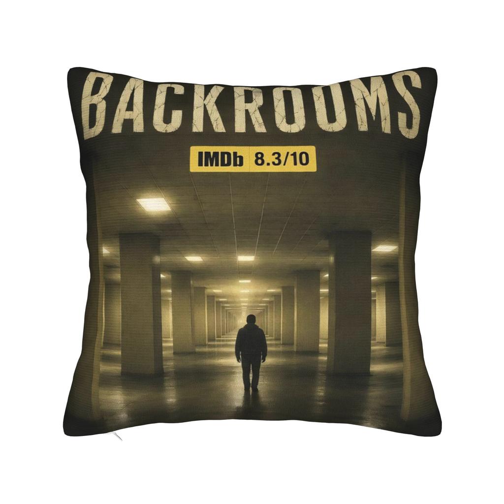Декоративная Наволочка Backrooms Ужасы Фильм 2026 Мерч Диван Наволочка Чехол Квадратный Разные Размеры
