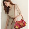 Bag Female Fashion Soft Leather Single Shoulder Crossbody Bag Large Capacity Bag Retro Leisure Bag