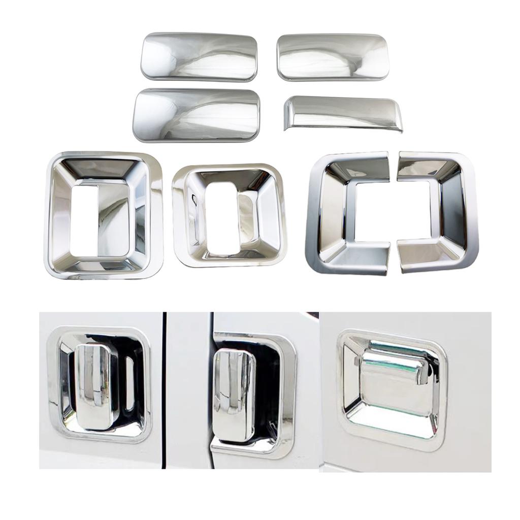 Хромированные ABS Автоаксессуар Накладки на ручки дверей Чаши для ручек Стиль наклейки Для Ford Transit Tourneo MK6 MK7 2007 2008 2009 2010 2011 2013