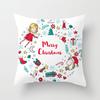 40/45/50/60cm Christmas Cushion Cover Christmas Ornament Home Christmas New Year Gift Pillow Case