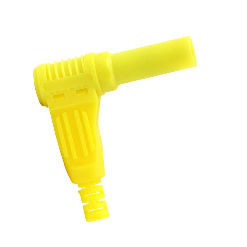 Тестовый штекер типа «банан», 4 мм, штекерный разъем 4 мм, прямоугольный изоляционный колено, провод с банановой вставкой, тип пайки