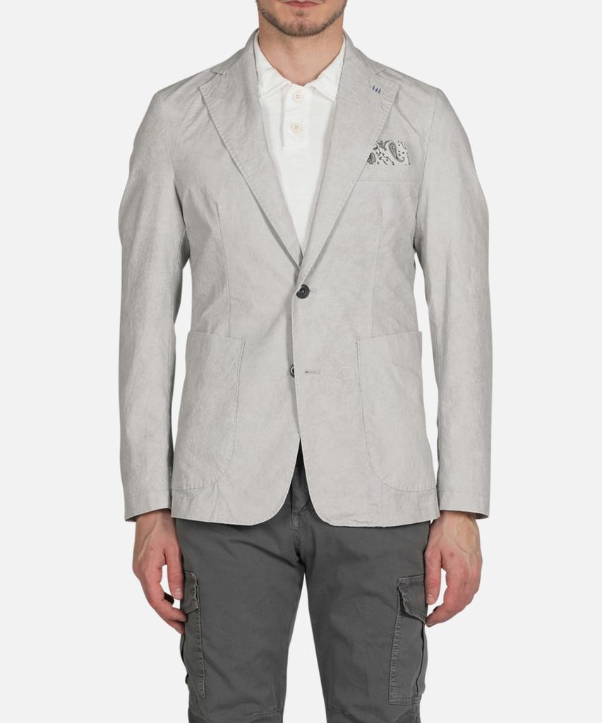 Panicale Grey Plant-Dyed Cotton Jacket