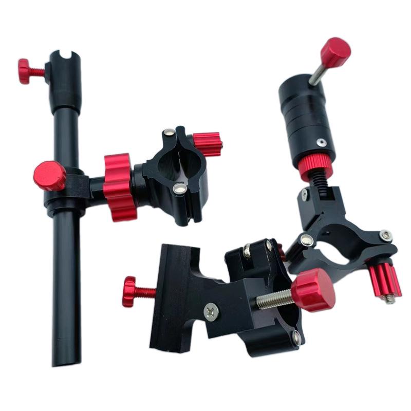 Набор стульев для рыбалки Европейский рыцарь: Универсальные аксессуары с турельной стойкой, защитой от рыбы и лотком для наживки.