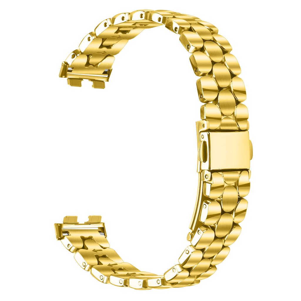 Металлический ремешок для часов Huawei Band 10/9/8, из нержавеющей стали с гальваническим покрытием, в форме жемчуга, наручный ремешок