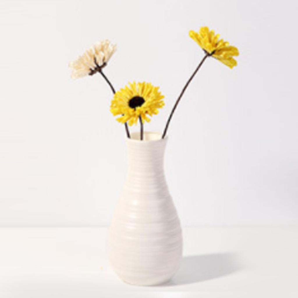 Ваза для цветов в скандинавском стиле, имитация вазы для цветов, украшение для гостиной, столовой, тип B, белый цвет