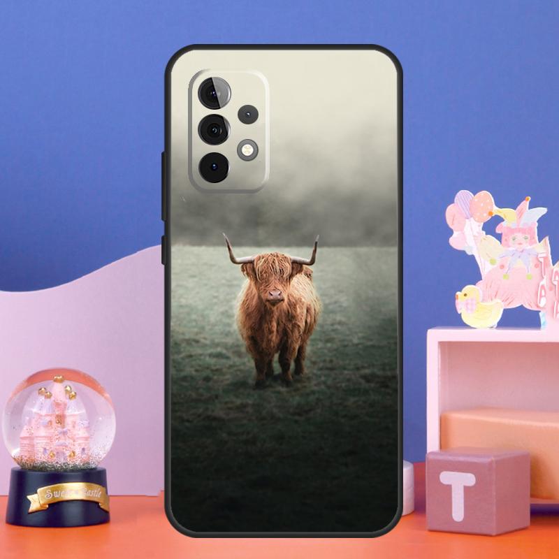 Highland Cows Case For Samsung Galaxy A56 A36 A26 A16 A06 A13 A33 A53 A15 A35 A55 A34 A54 A52 A12 A32 A17