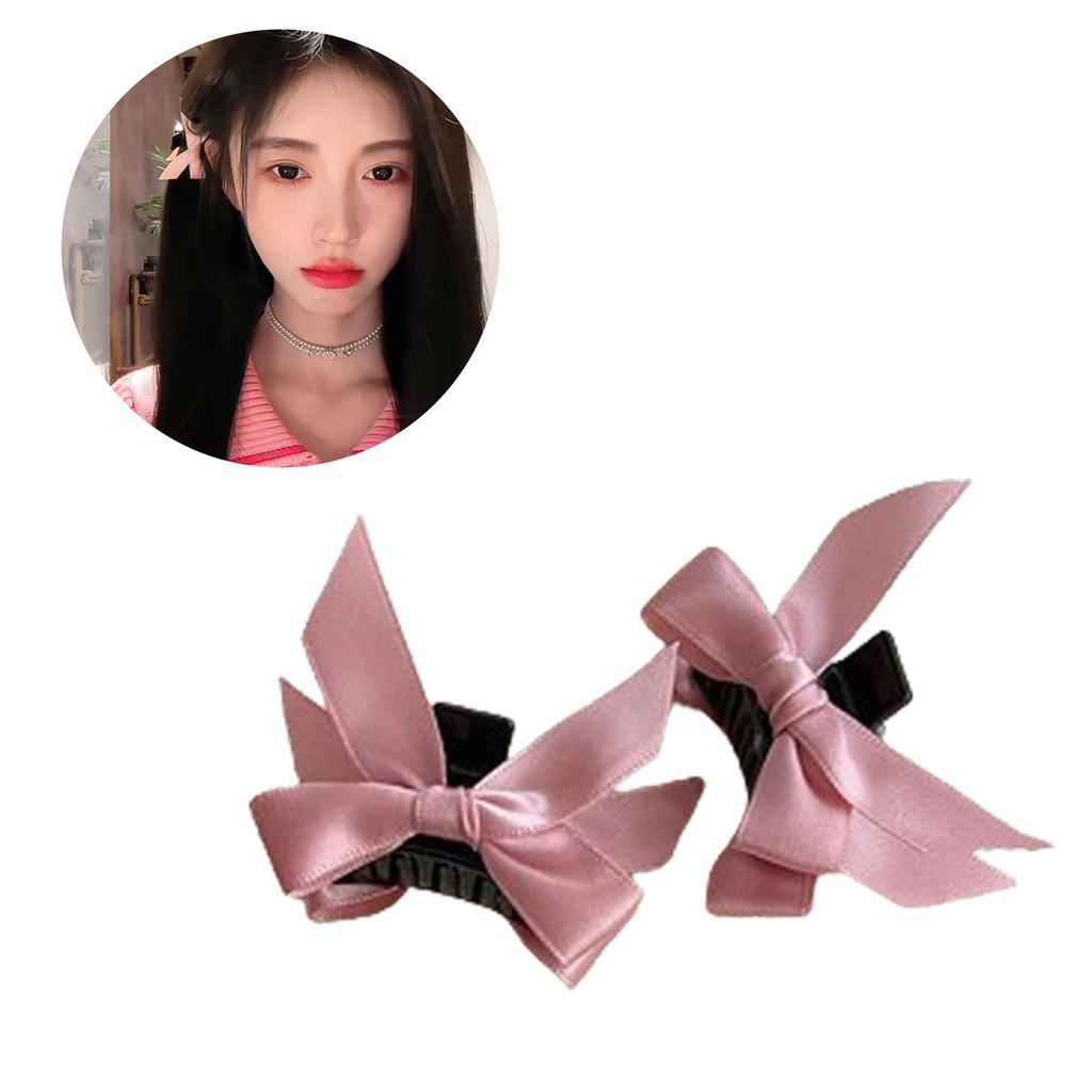 Маленькая заколка-бантик для женщин, девочек, корейская, милая, для челки, заколка-краб для волос, товары для DIY, аксессуары