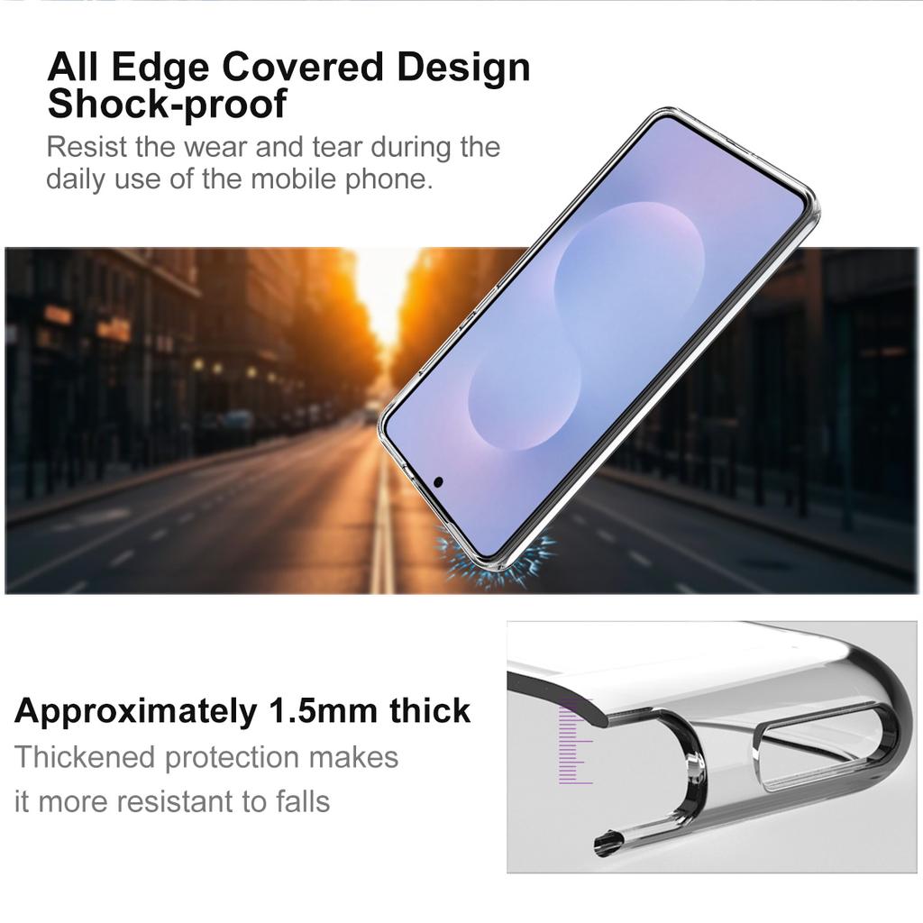 For Samsung Galaxy S25 Edge 5G Phone Case IMAK Soft Slim Case UX-10 Series