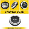 For BMW X6 X5 5/6 AC Climate Switch Control Knobs Rotary Buttons Black+Silver H