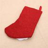 Lovely Xmas Printed Stocking Decorations, Santa Claus Ornament, Linen Tree Hanging Socks, Christmas Gift Candy Bags