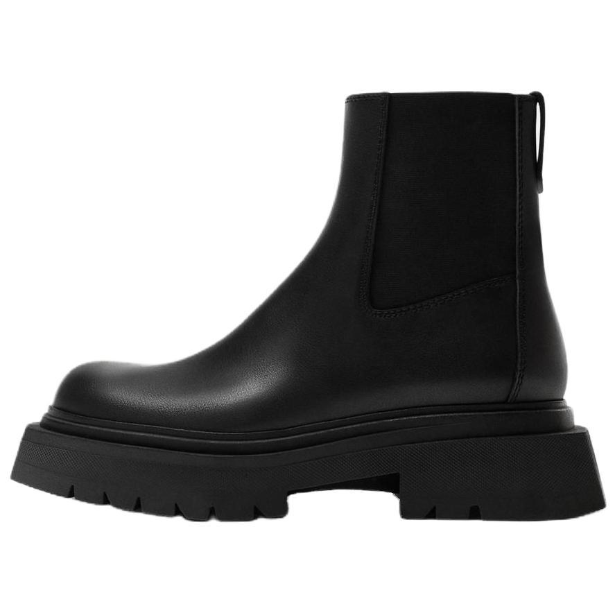 Zara Мужские ботинки челси из искусственной кожи, удобные, классические, короткие, черные 2008620800