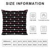 Fashion A-ALBA R-ROSA Pillow Case Home Double-sided Printing Short Plush Colorfast Microfiber Cushion Cover