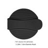 2Pcs Black Salad Dressing Cruet Lids Silicone Durable Bottle Cap Replacement 5.8cm Diameter Mouth Replacement Lids