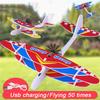 Airplanes Capacitor Electric Hand Launch Throwing Glider Aircraft Inertial Foam Toy Plane Model Outd