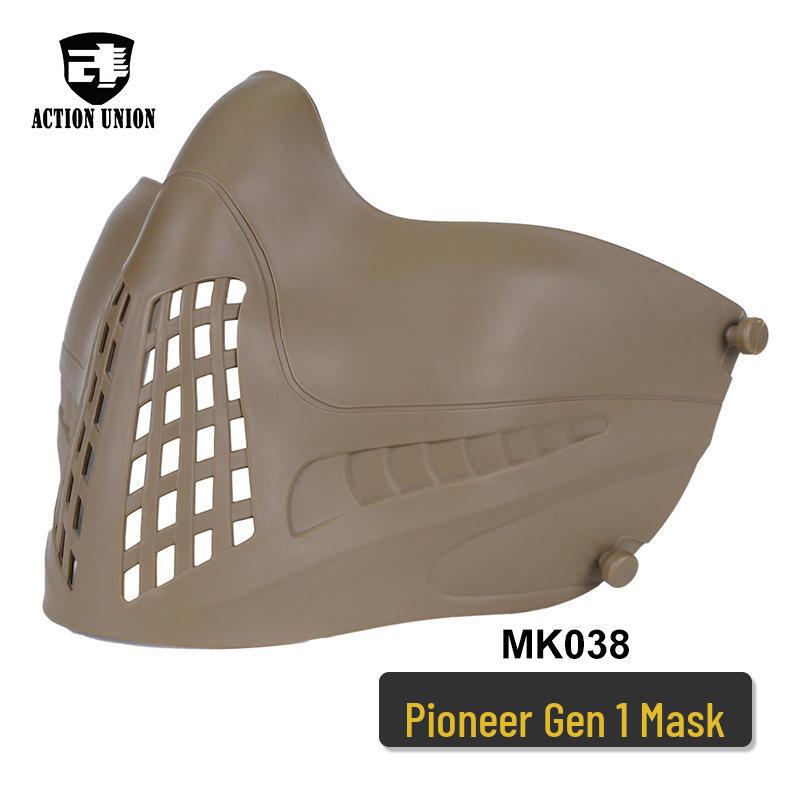 Dual-Mode Tactical Protective Mask for Outdoor Wargames