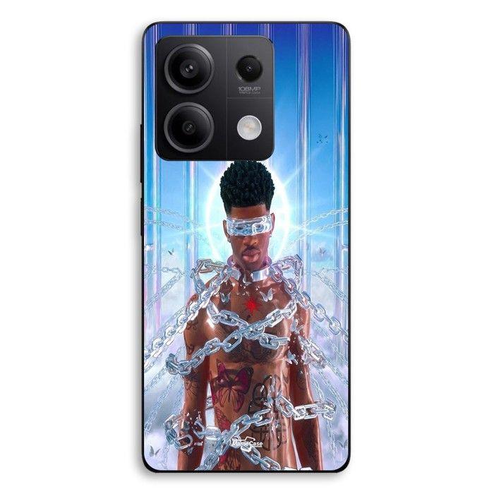 Coque de téléphone - MANIACASE - Xiaomi Redmi Note 13 5G - Silicone TPU - Noir - Motif Lil Nas X Industry Baby
