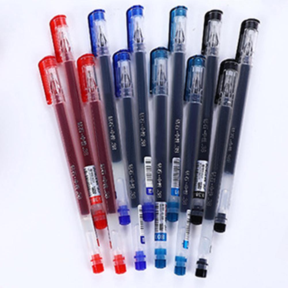 Ink Pen Stationeries Gel 12pcs 038mm Student Stationery Office Diy Sketching Writing Tool